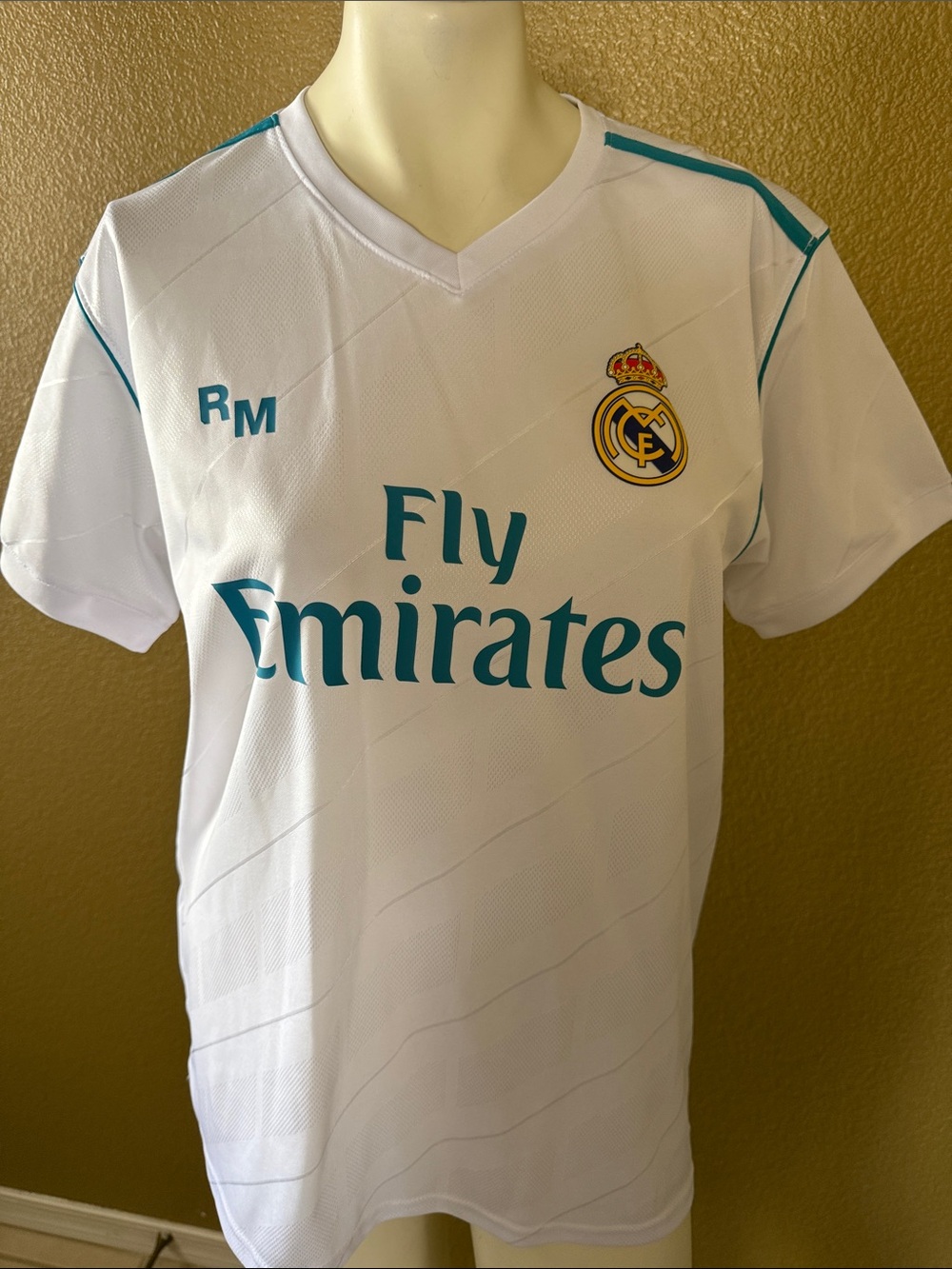 Real Madrid White Fly Emirates Women’s Soccer Jersey